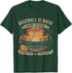 Spring Training Baseball is Back 2026 Retro Stadium Sunset T-Shirt - T-Shirt | Forest