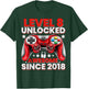 Level 8 Unlocked 8 Year Old Gifts Boys 8th Birthday Boy T-Shirt - T-Shirt | Forest