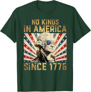 Funny Protesting No Kings in America Since 1776 T-Shirt - T-Shirt | Forest