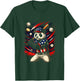 Panda Player - Baseball USA Cartoon Fun T-Shirt - T-Shirt | Forest