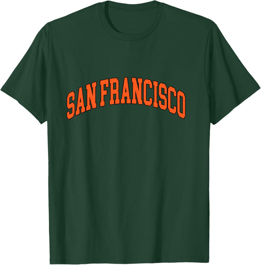 SAN Francisco - Throwback Design - Classic T-Shirt - T-Shirt | Forest