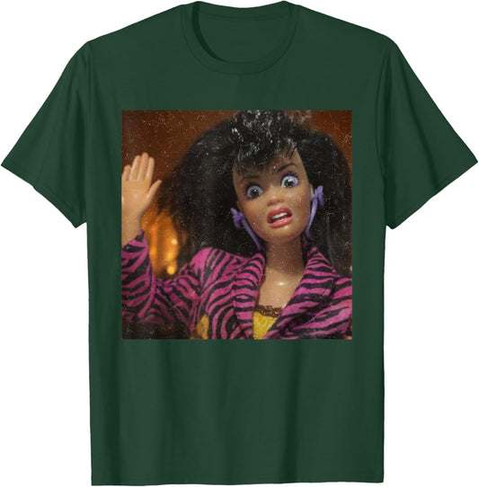 Funny Disgusting Doll Face Meme Gen Z Brainrot T-Shirt - T-Shirt | Forest