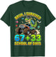 I Survived 67 33 Days of School Dinosaur Youth Kids Boy Girl T-Shirt - T-Shirt | Forest