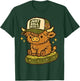 Just Dill with It Cute Highland Cow Pickle Pun T-Shirt - T-Shirt | Forest