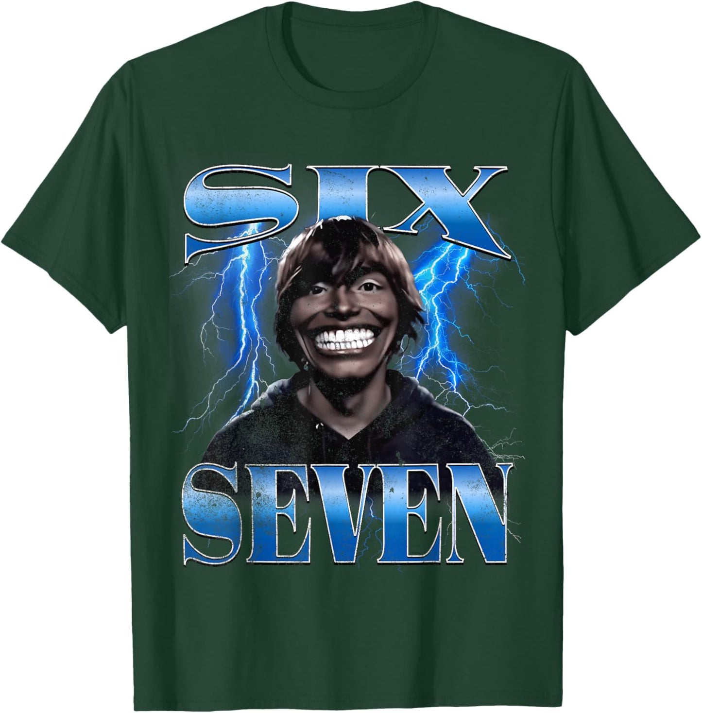 Six Seven Meme Bootleg T-Shirt - T-Shirt | Forest