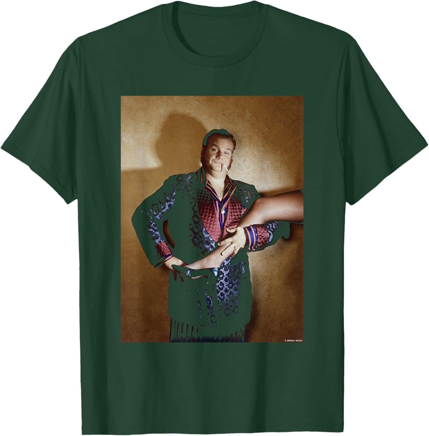 Comedian SNL Actor Chris Farley by Michael Grecco T-Shirt - T-Shirt | Forest