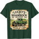 Lucky Shamrock Delivery Vintage Irish Truck Design T-Shirt - T-Shirt | Forest