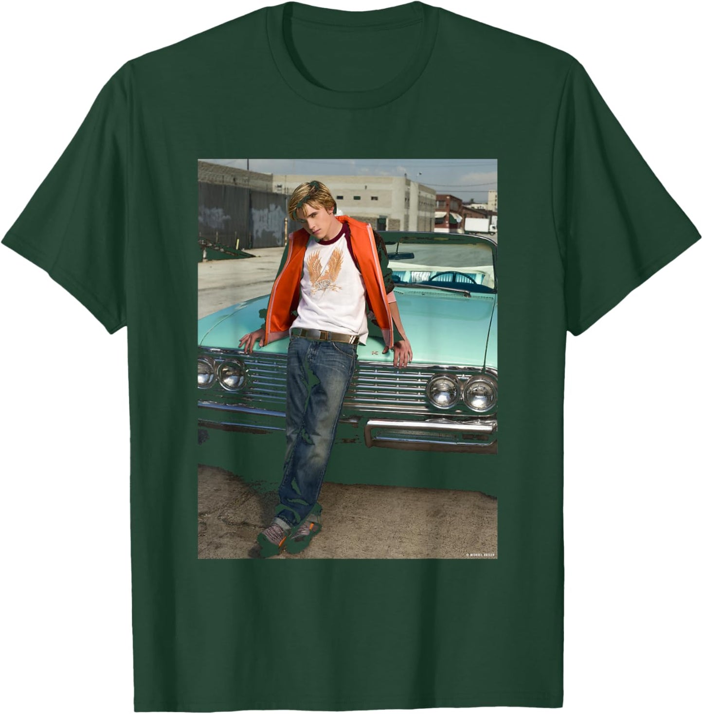 Jesse McCartney Beautiful Soul Portrait LA Michael Grecco T-Shirt - T-Shirt | Forest