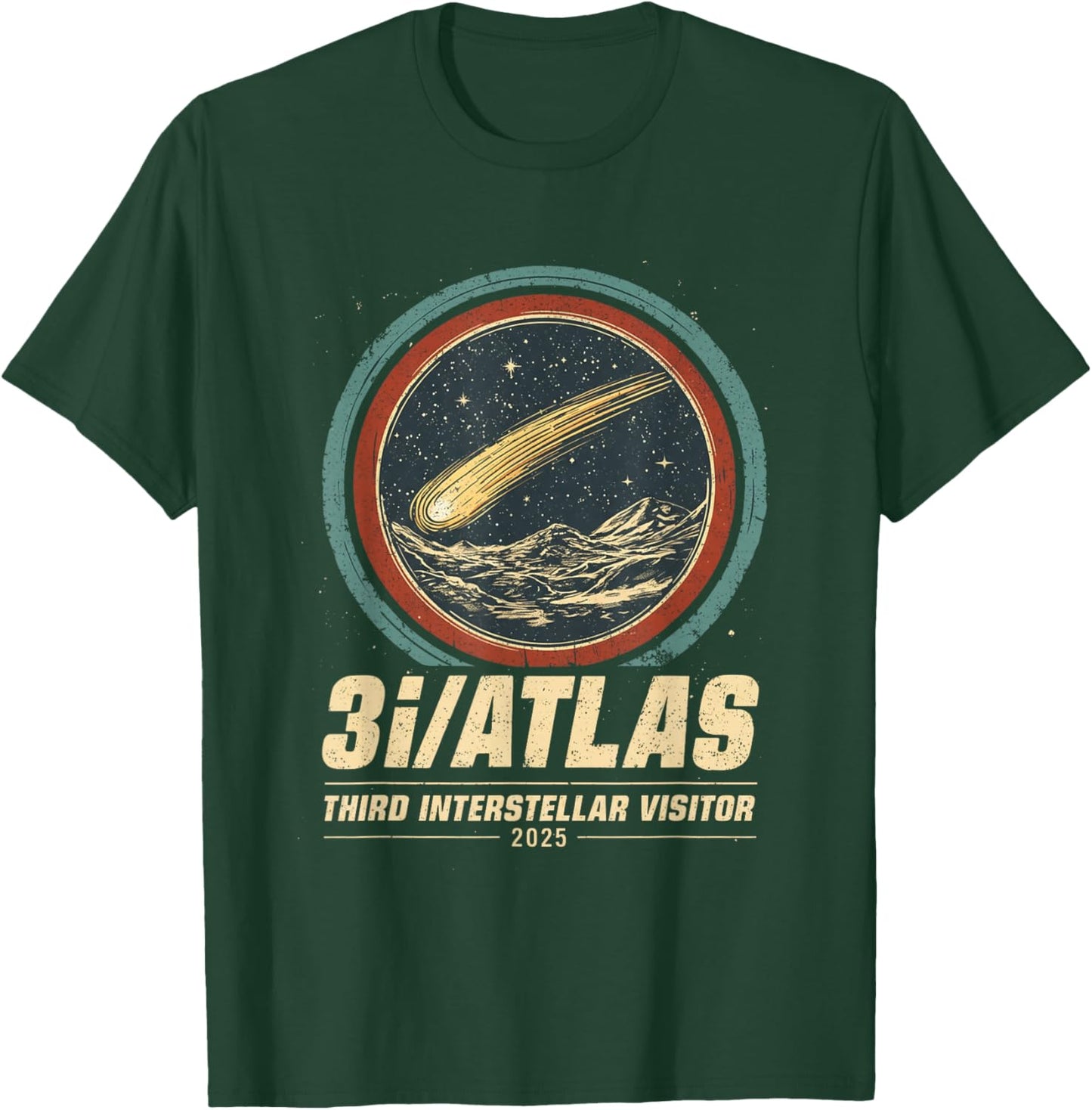 3i/Atlas Interstellar Visitor 2025 T-Shirt - T-Shirt | Forest