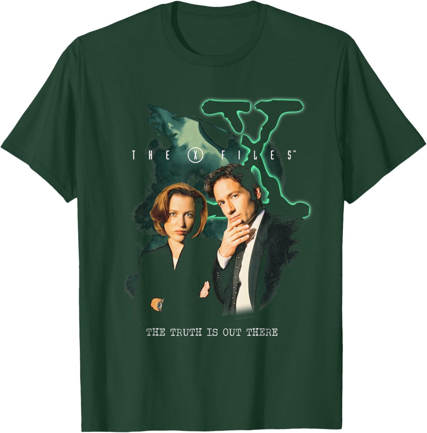 The X-Files Truth is Out There Alien Poster Retro 90's TV T-Shirt - T-Shirt | Forest