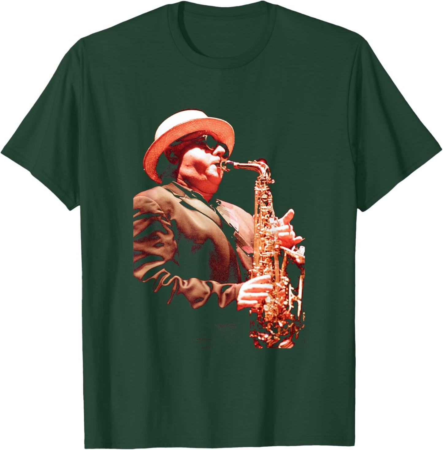 Van Morrison Singer Sax Player at St David's Hall Cardiff T-Shirt - T-Shirt | Forest