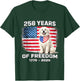250 Years America Anniversary Great Pyrenees T-Shirt - T-Shirt | Forest