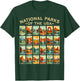 American National Park USA List of National Park Checklist T-Shirt - T-Shirt | Forest