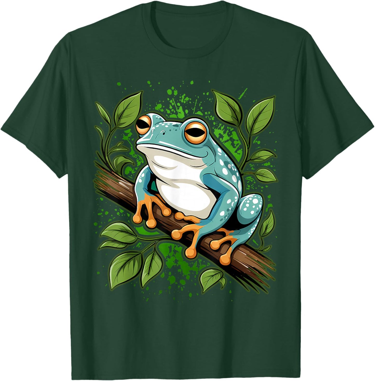 Whites Tree Frog Lover Australian Green T-Shirt - T-Shirt | Forest
