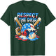 Funny Respect The Drip Baseball Ice Cream Drip 4th of July T-Shirt - T-Shirt | Forest