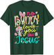 No Bunny Loves You Like Jesus Happy Easter Day Coquette Bow T-Shirt - T-Shirt | Forest