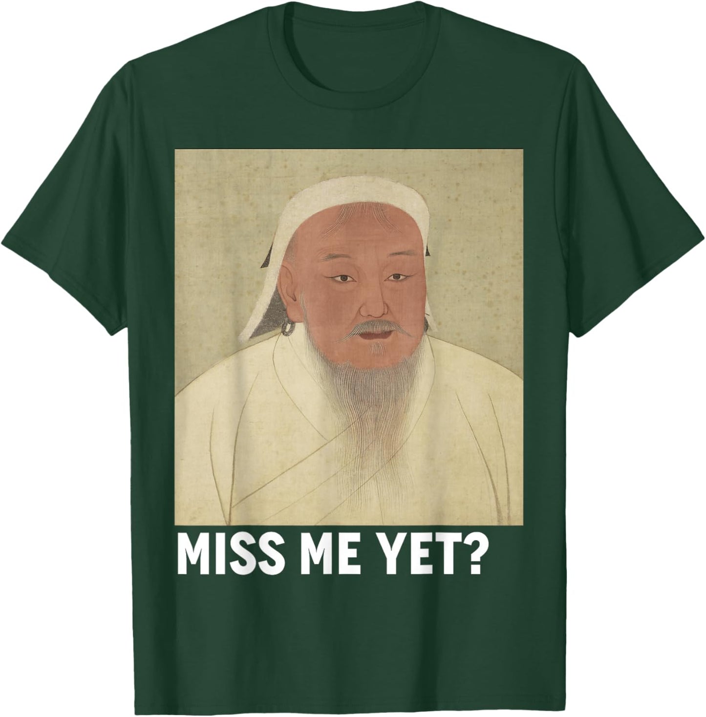 Genghis Khan Portrait T-Shirt - T-Shirt | Forest