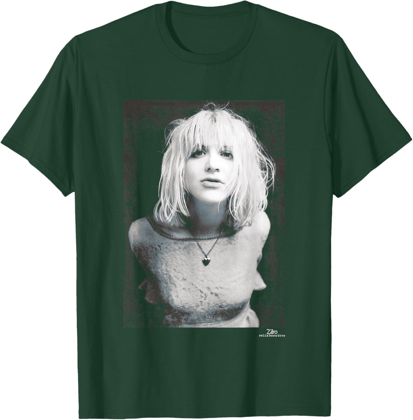 Hole Singer Courtney Love Portrait by Phil Nicholls T-Shirt - T-Shirt | Forest