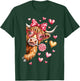 Valentine Highland Cow, Valentine Coquette T-Shirt - T-Shirt | Forest
