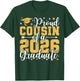 Proud Cousin of A 2026 Graduate Senior Grad Class of 2026 T-Shirt - T-Shirt | Forest