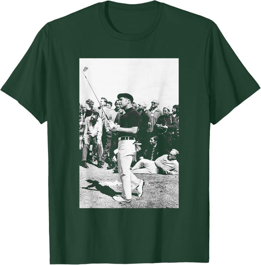Gary Player Practise Round British Golf Open 1972 T-Shirt - T-Shirt | Forest