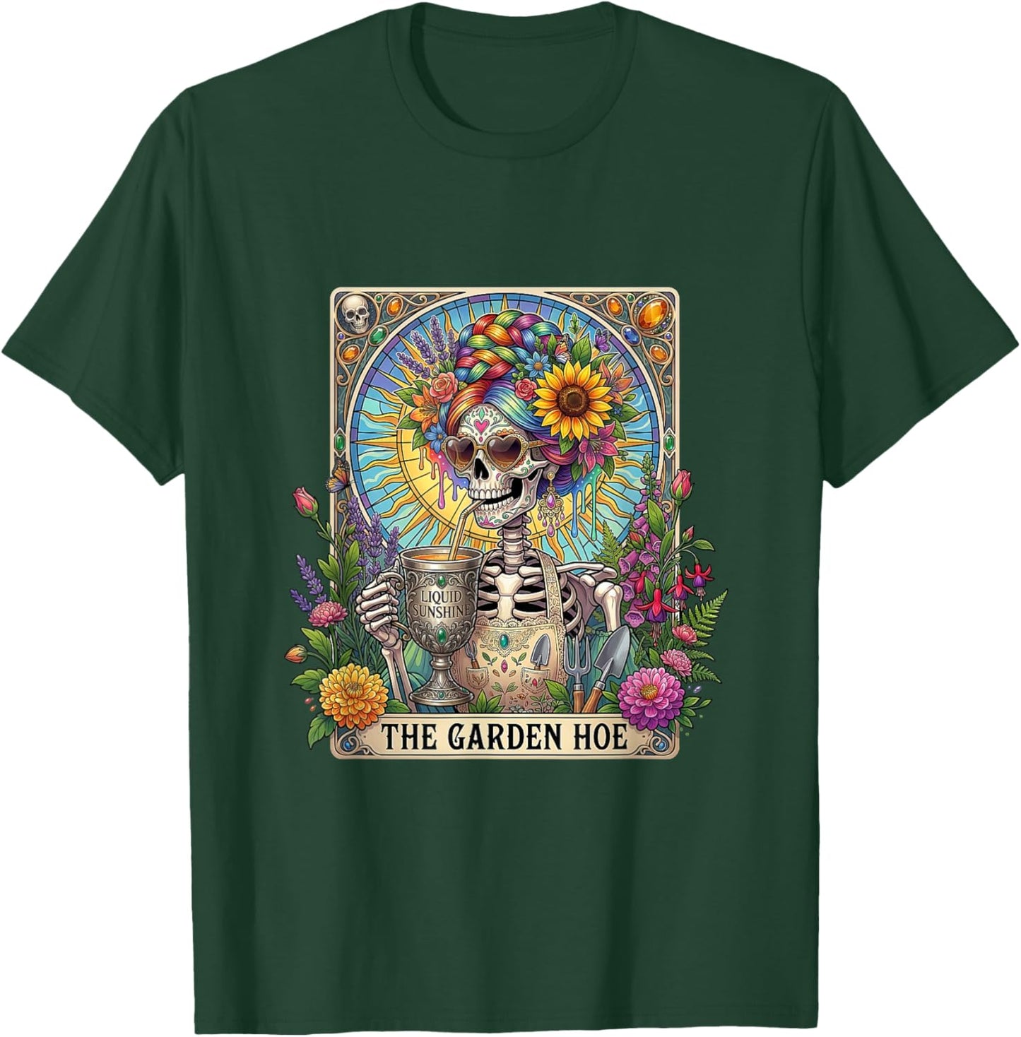 Liquid Sunshine Garden Hoe Funny Plant T-Shirt - T-Shirt | Forest