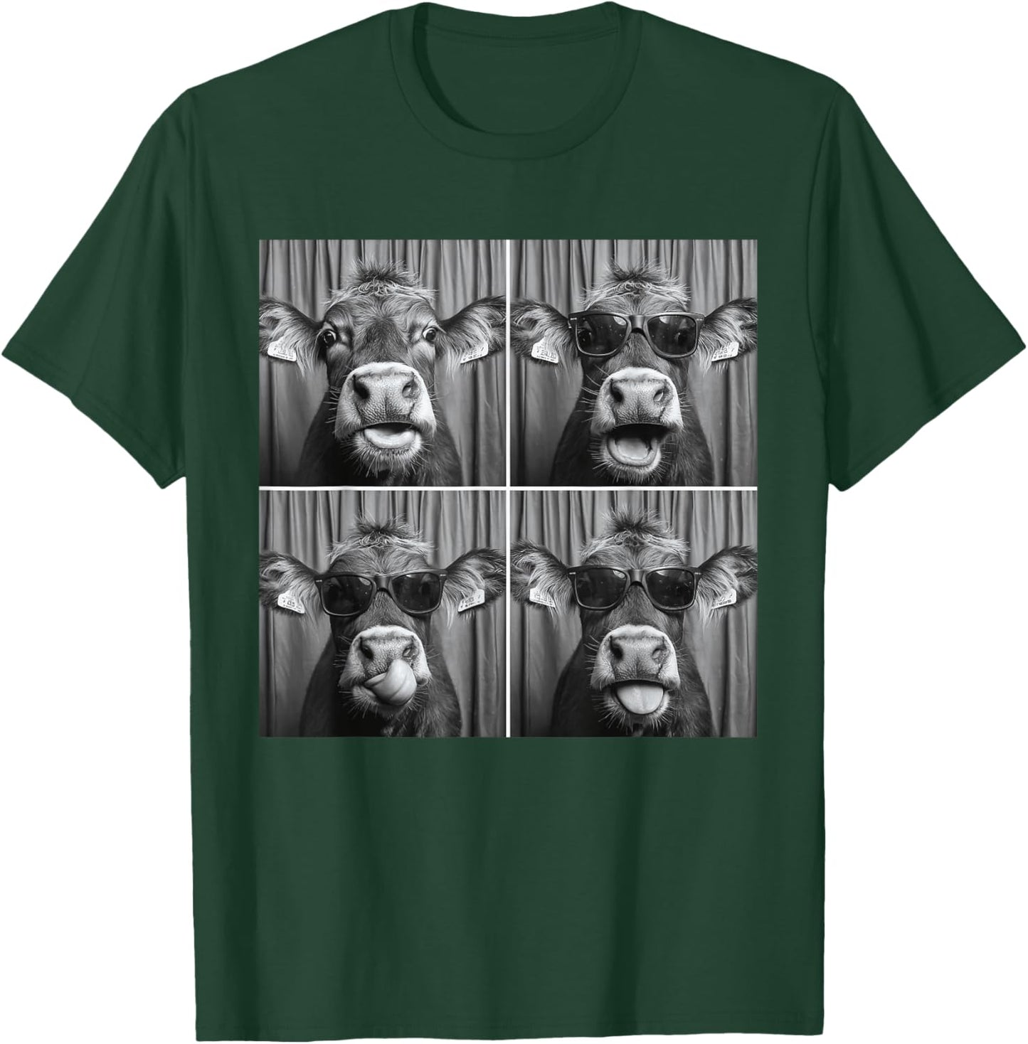 Funny Cow Sunglasses T-Shirt - T-Shirt | Forest