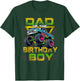 Dad of The Birthday Boy Monster Truck Birthday Family T-Shirt - T-Shirt | Forest