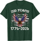 American Flag Eagle Shirt 250 Years 1776-2026 250th Birthday T-Shirt - T-Shirt | Forest
