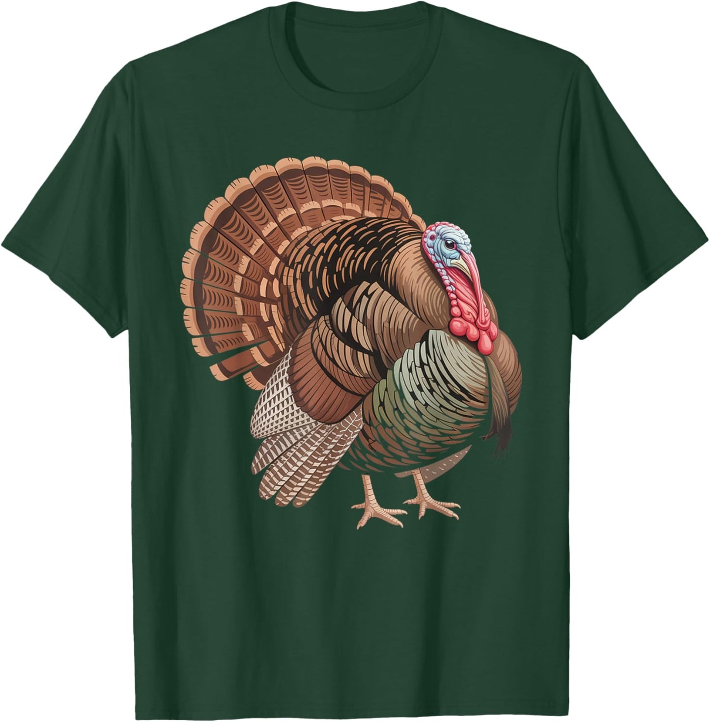 Turkey Funny Farm Bird Nature Wildlife Lover Men Women T-Shirt - T-Shirt | Forest