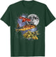 Vintage Three Wobbegong Shark Howling The Moon Animal Lovers T-Shirt - T-Shirt | Forest