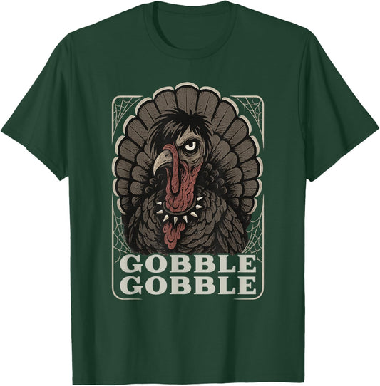 Goth Thanksgiving Emo Thanksgiving Gothic Men Women T-Shirt - T-Shirt | Forest