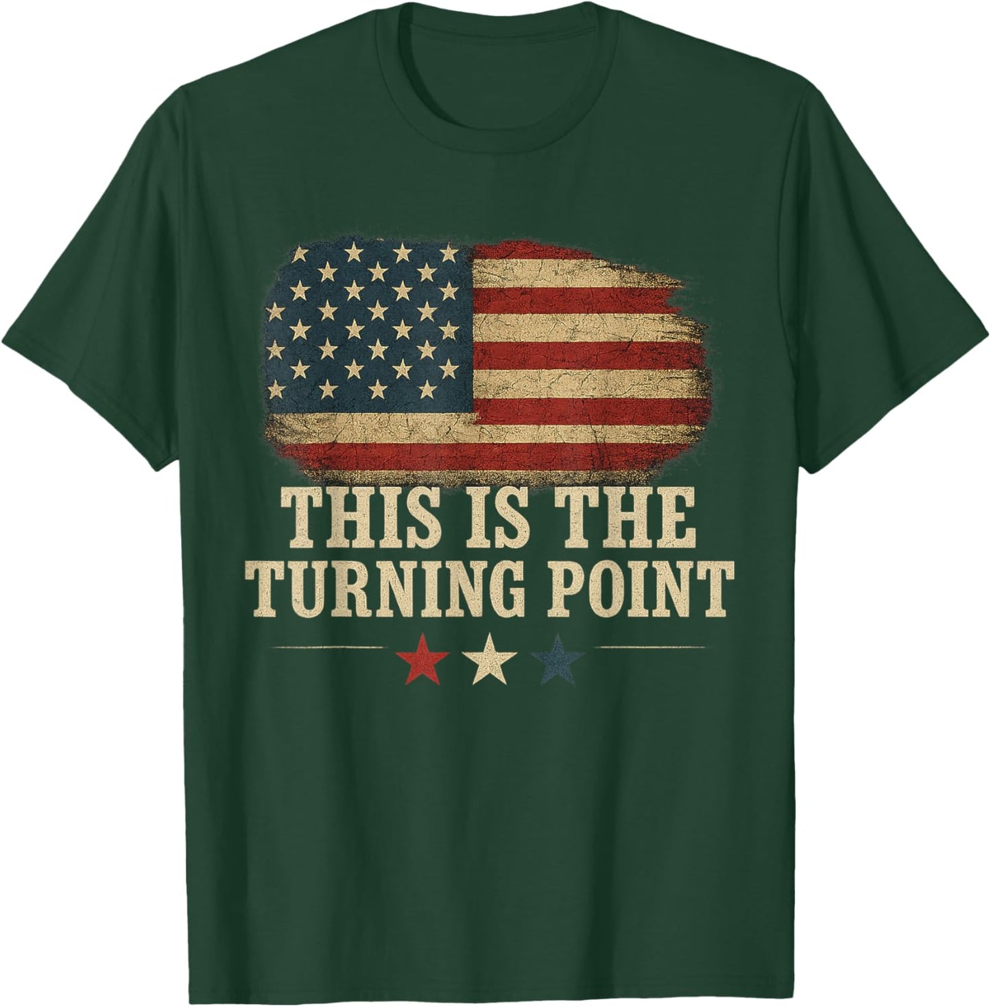 This is The Turning Point American Flag T-Shirt - T-Shirt | Forest