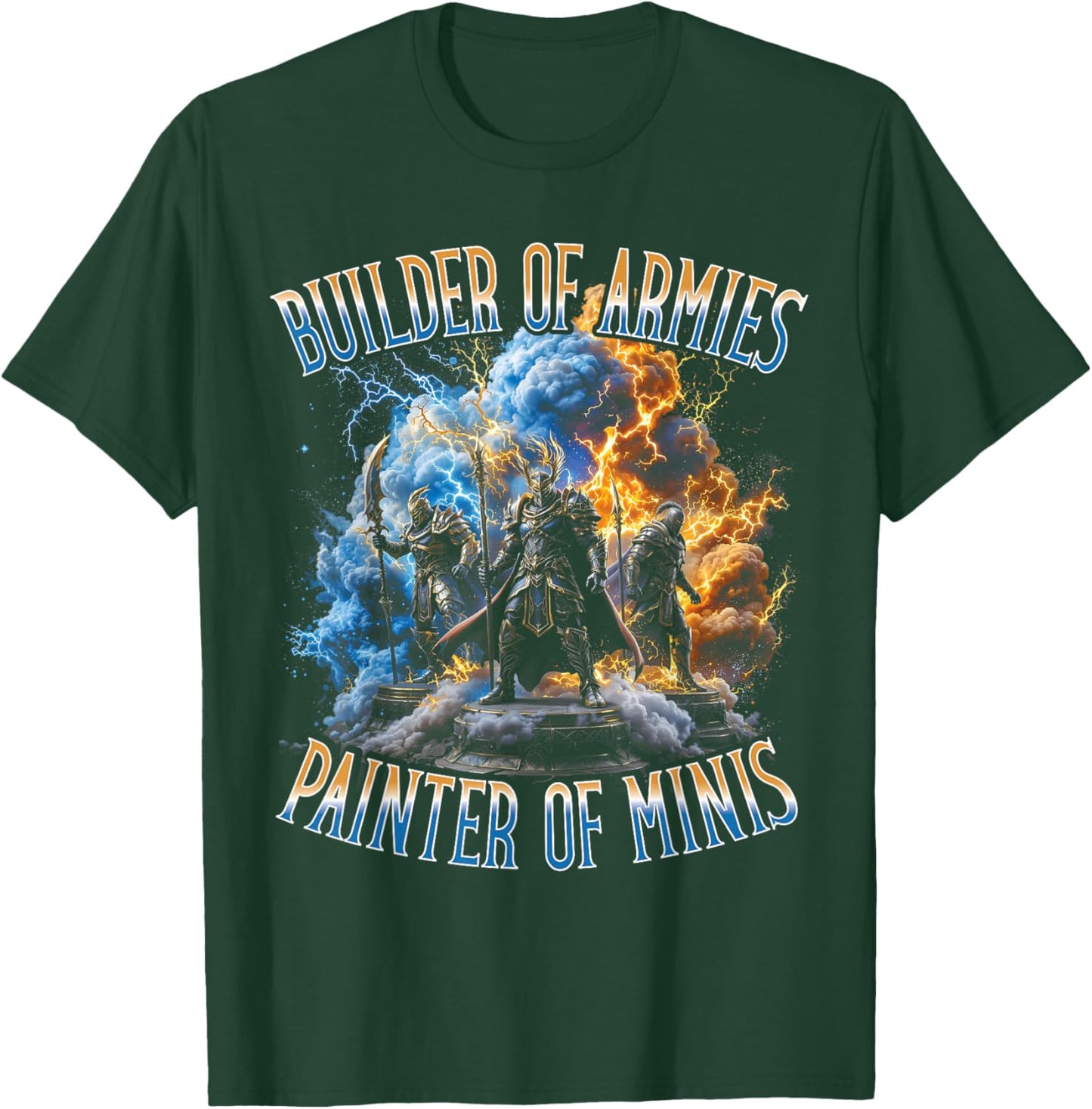 Builder of Armies Painter of Minis Miniature Painter Bootleg T-Shirt - T-Shirt | Forest