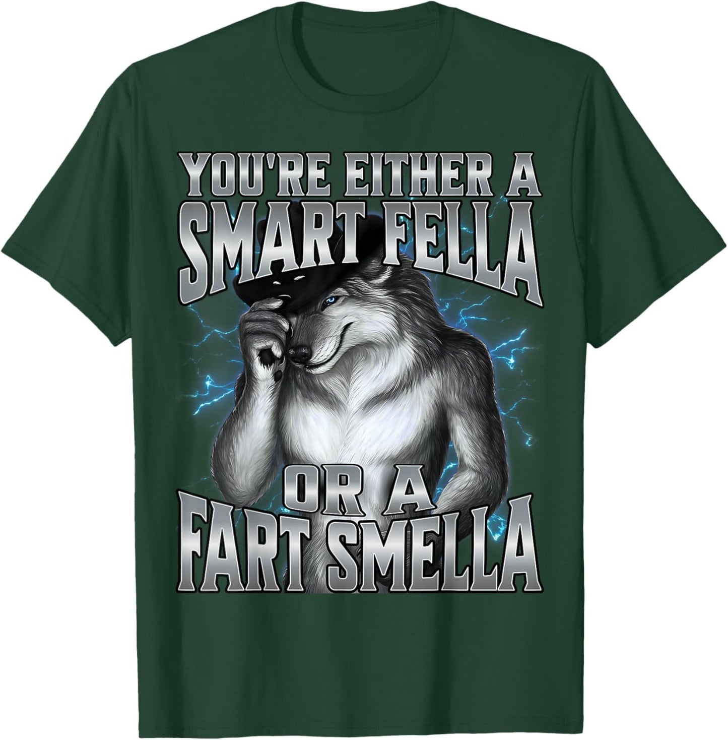 You're Either a Smart Fella Or A Fart Smella T-Shirt - T-Shirt | Forest