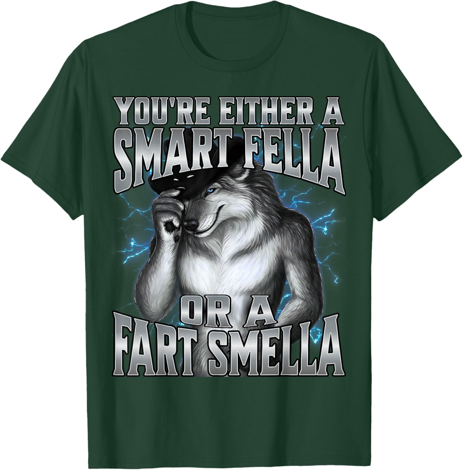 You're Either a Smart Fella Or A Fart Smella T-Shirt - T-Shirt | Forest