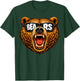 Roaring Grizzly Outdoor Wildlife Graphic Women Kids T-Shirt - T-Shirt | Forest
