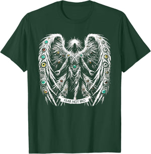 Fear Not Bro Seraphim Angel Biblical Christian Humor T-Shirt - T-Shirt | Forest