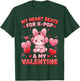 K-Pop Bunny Rabbit Music Hearts Kawaii Valentine's Day T-Shirt - T-Shirt | Forest