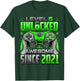 Level 5 Unlocked Awesome Since 2021 5th Birthday Gaming T-Shirt - T-Shirt | Forest