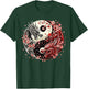 Yin Yang Dragon Cherry Blossom T-Shirt - T-Shirt | Forest