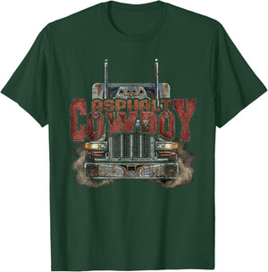 Semi Truck Driver Trucking T-Shirt - T-Shirt | Forest