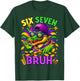 Mardi Gras Six Seven Bruh Mardigator Alligator 6 7 Meme Boy T-Shirt - T-Shirt | Forest