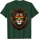 Jamaican Lion of Judah Rastafari Roots Rasta Reggae Music T-Shirt - T-Shirt | Forest