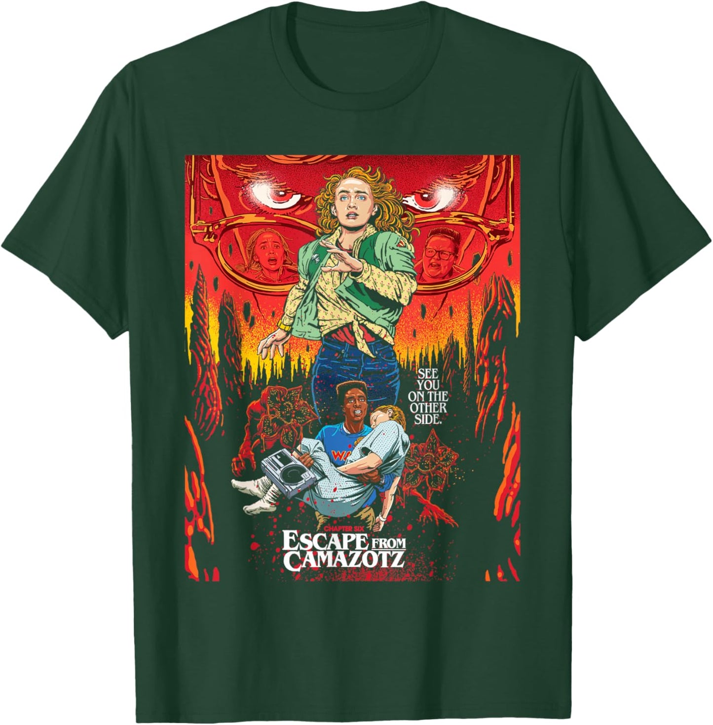 Stranger Things Season 5 x Butcher Billy Escape Camazotz T-Shirt - T-Shirt | Forest