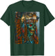 Native American - Chief Warrior - Indian Wolf Headdress T-Shirt - T-Shirt | Forest