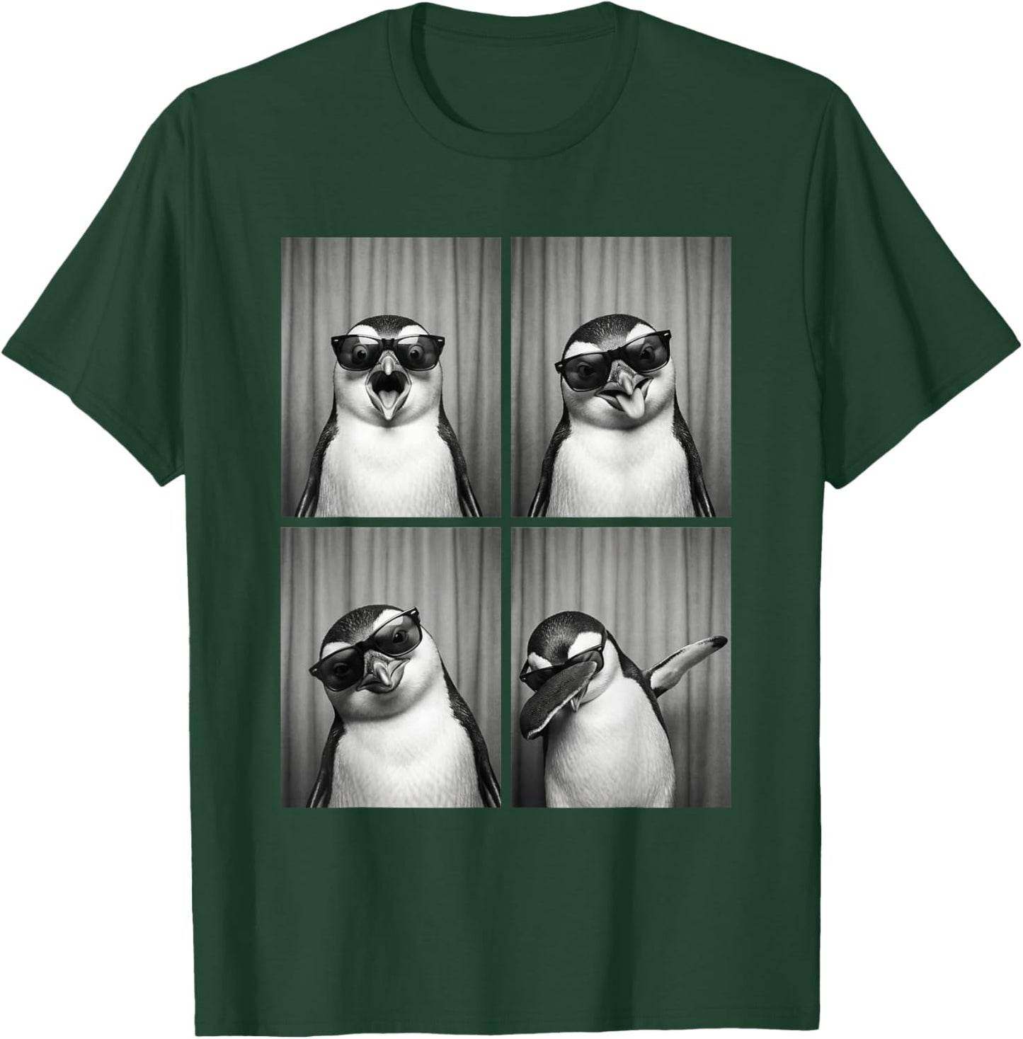 Penguin PhotoBooth Sunglasses Funny Dab Penguins Lover T-Shirt - T-Shirt | Forest