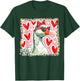 Valentine Geese Funny Love Hearts Heart Sunglasses Bubblegum T-Shirt - T-Shirt | Forest