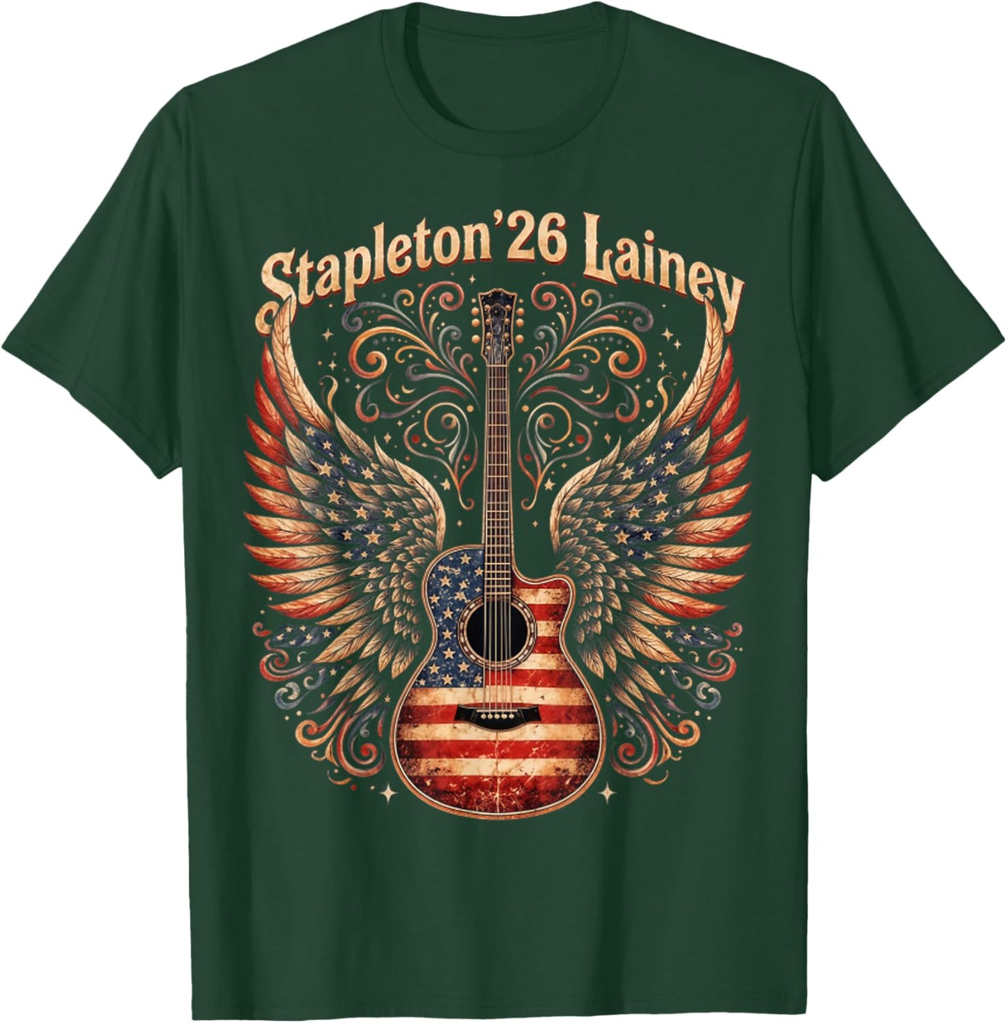 Vintage Stapleton 26 Lainey Name Gift Women Kids T-Shirt - T-Shirt | Forest