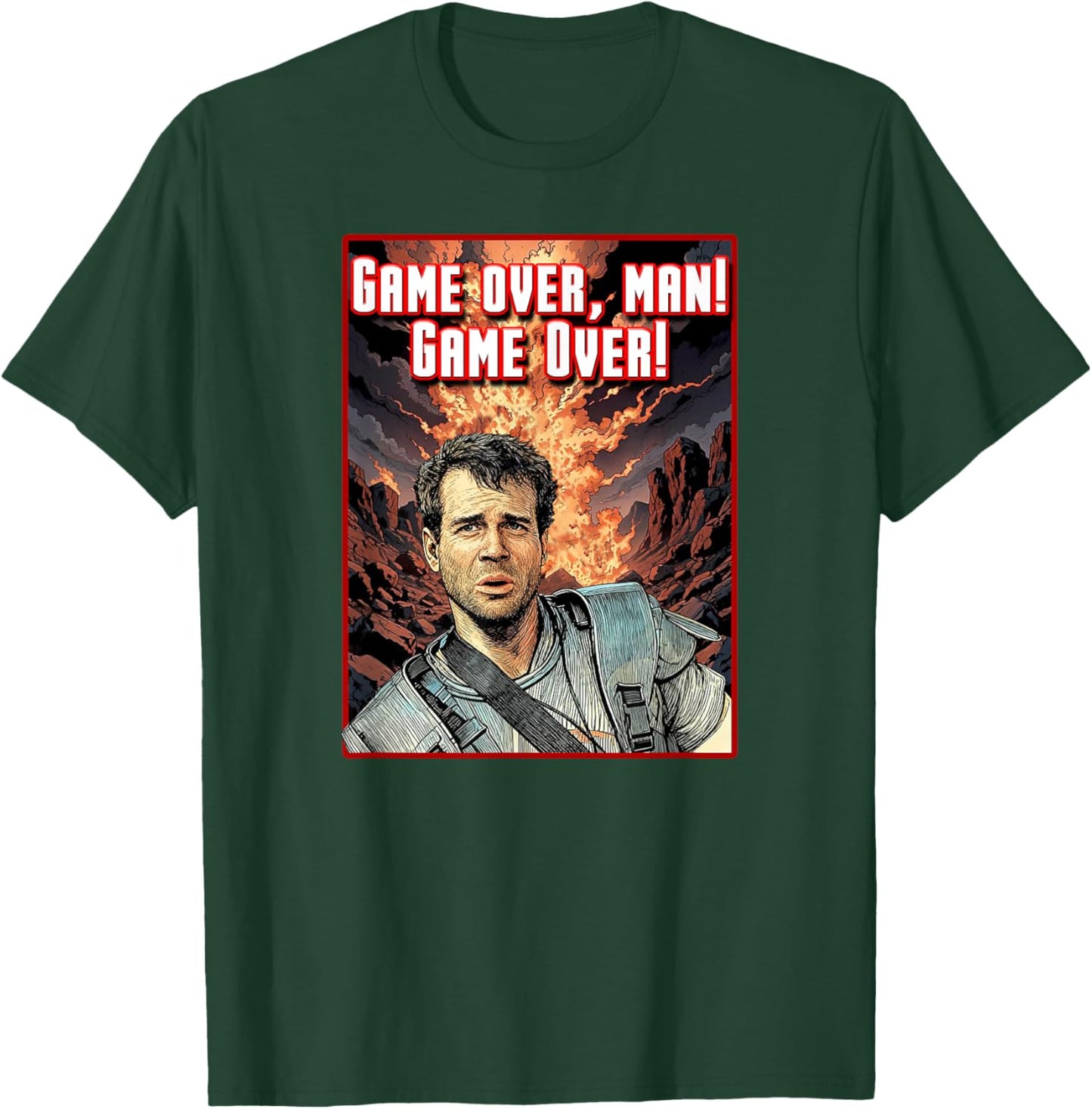 Game Over Man! T-Shirt - T-Shirt | Forest